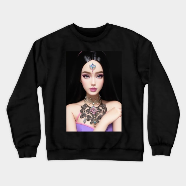 White Pearl Lily 2023 Crewneck Sweatshirt by Artist_Imagination